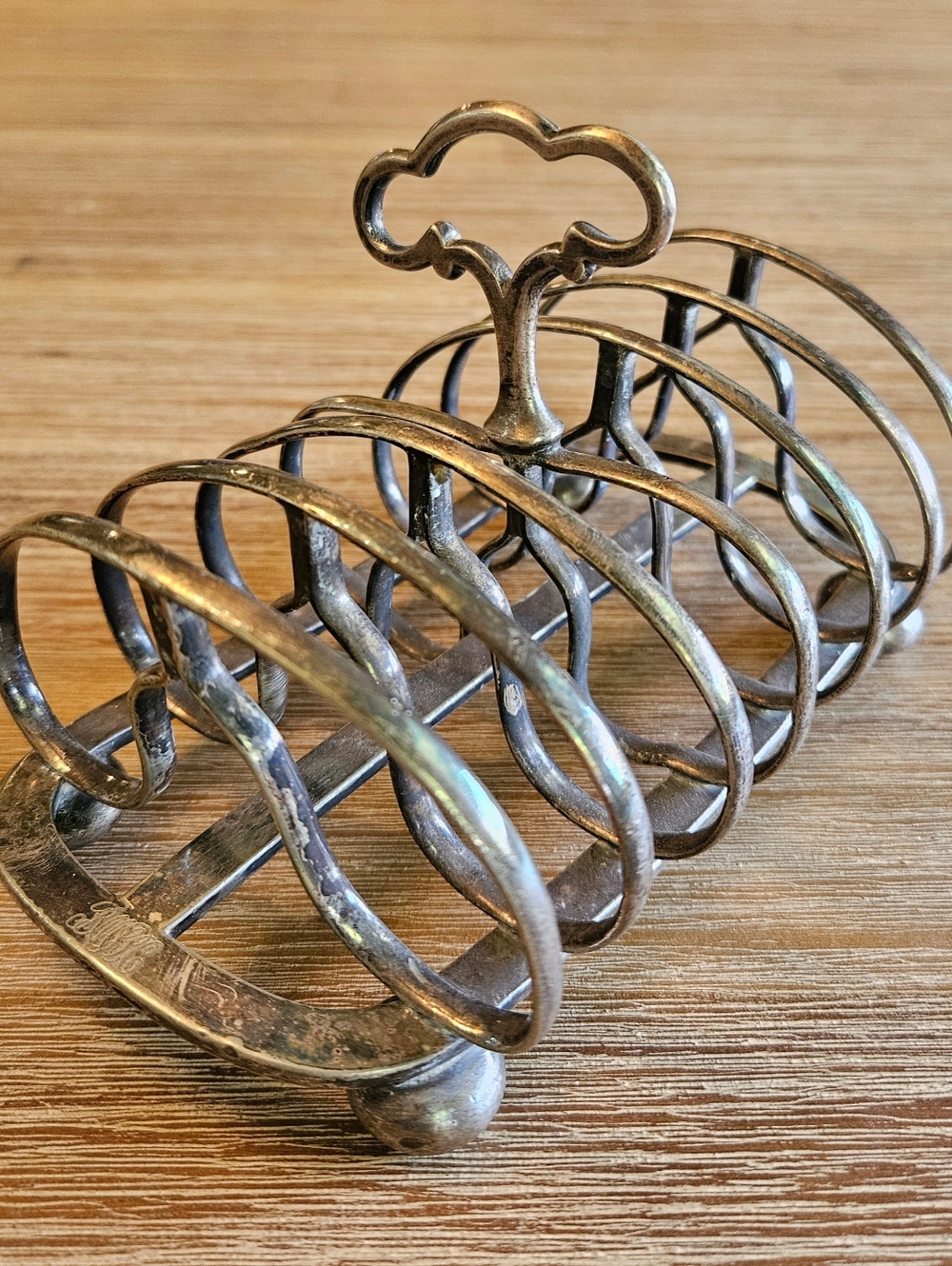 Antique Silver Plated Mappin & Webb's Prince's Plate Toast Rack Holder